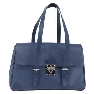 LOUIS VUITTON Epi Segur MM Hand Bag Myrtille M5886G LV Auth 145467